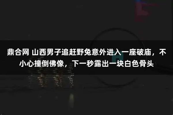 鼎合网 山西男子追赶野兔意外进入一座破庙，不小心撞倒佛像，下一秒露出一块白色骨头