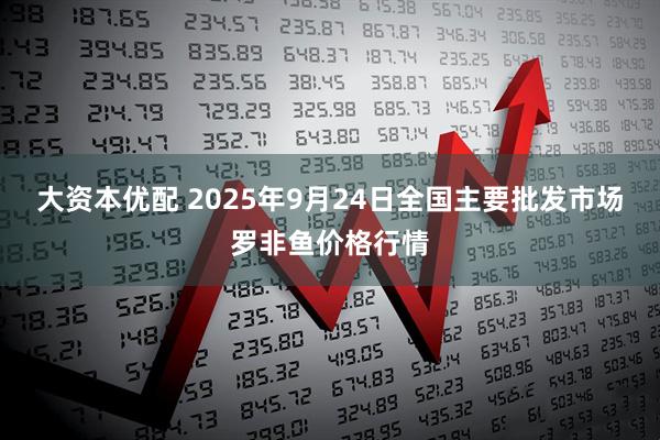 大资本优配 2025年9月24日全国主要批发市场罗非鱼价格行情