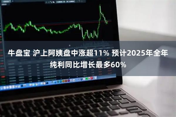 牛盘宝 沪上阿姨盘中涨超11% 预计2025年全年纯利同比增长最多60%